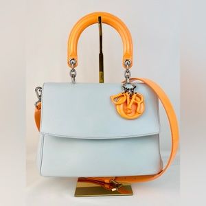 CHRISTIAN DIOR BE DIOR 2 WAY SHOULDER LEATHER BAG